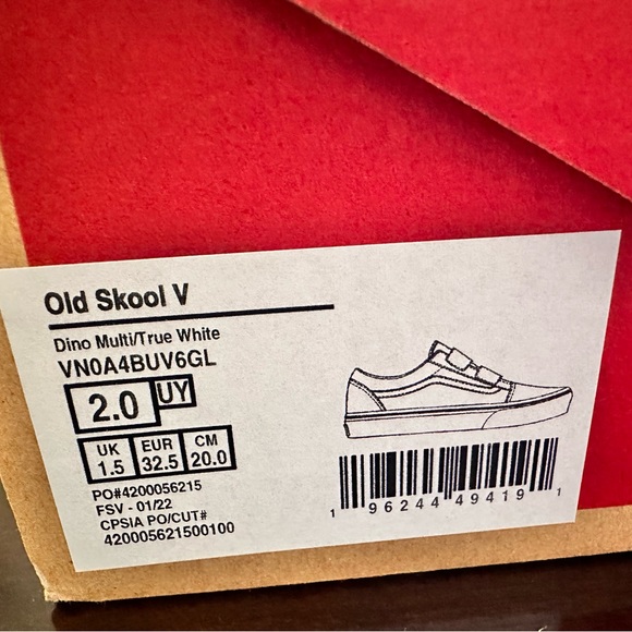 Vans Old Skool V Dino - Picture 7 of 7